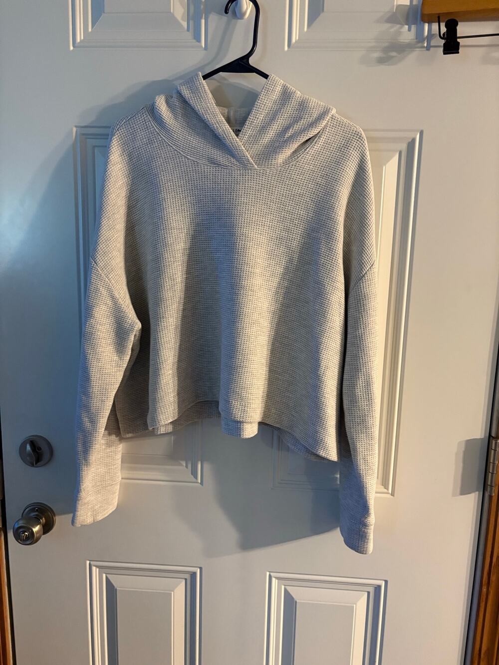 Athleta Tranquil Waffle Hoodie Size Large